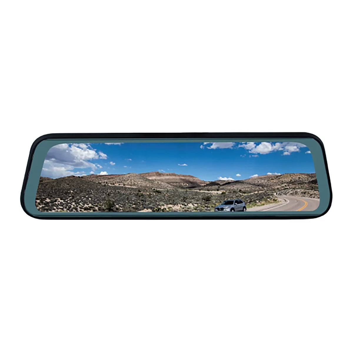 BOYO Vision VTM96M, - 9.6-In. Black, LCD Full-Screen Rearview Mirror Monitor with Dual Mounting Options, VTM96M