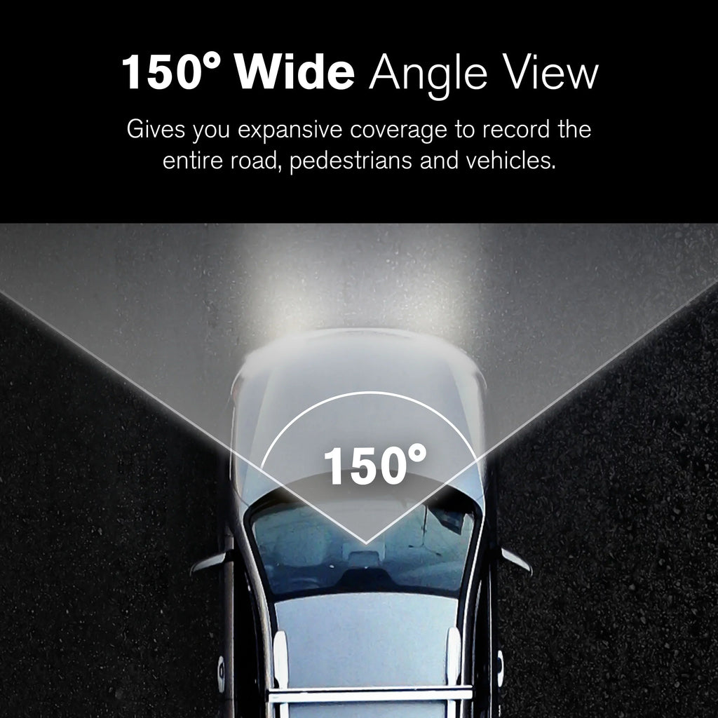 Yada 4K Roadcam Pro GPS with App, 150 Degree Wide Angle Lense, 3" LCD Screen, UHD Resolution High Dynamic Range for Day/Night. G-Sensor Technology with Park and Record Mode