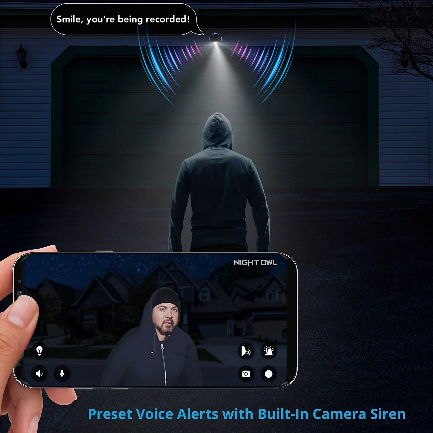 Night Owl Wi-Fi IP 4K HD Camera with 2-Way Audio