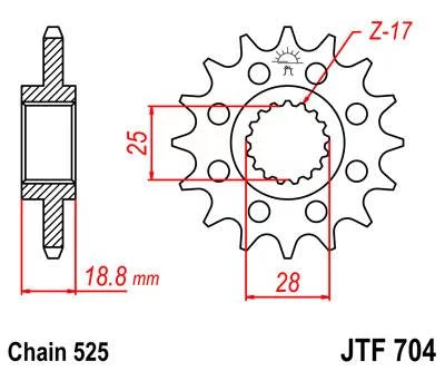 Front & Rear Sproket Kit for BMW F800 GS-JTR3.42 for 10.5mm bolts-K72 08-16 JT Sprockets