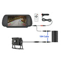 7in HD Monitor Car Backup Reverse Camera Rear View Parking License Plate System
