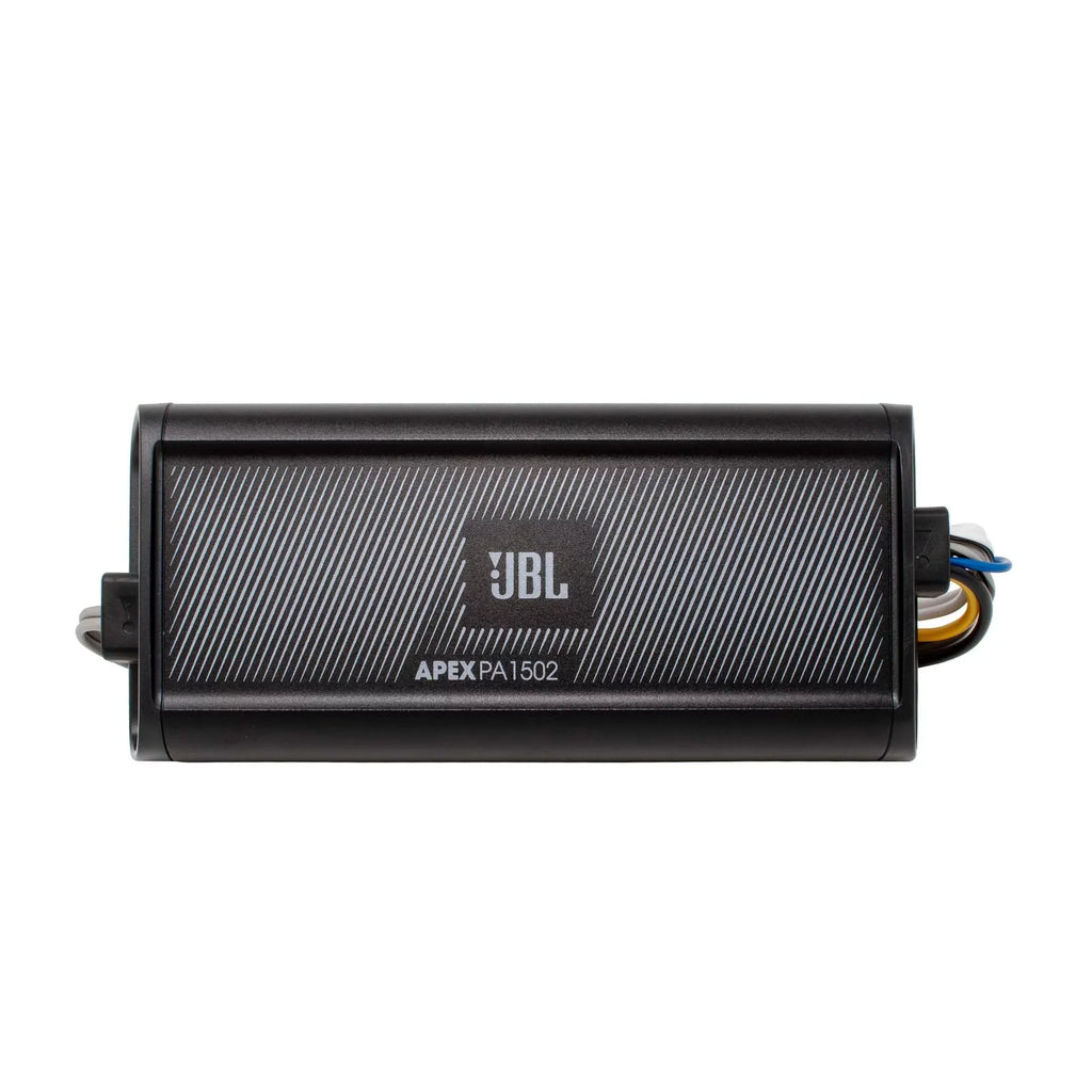 JBL JBLBB4005D - 5-Door Passive Sound Bar Compatible with Bronco with JBL Apex PA 1502 2 Channel Marine & Powersport Amplifier - 150 x 2 At 2-Ohms and Bronco Install Accessories