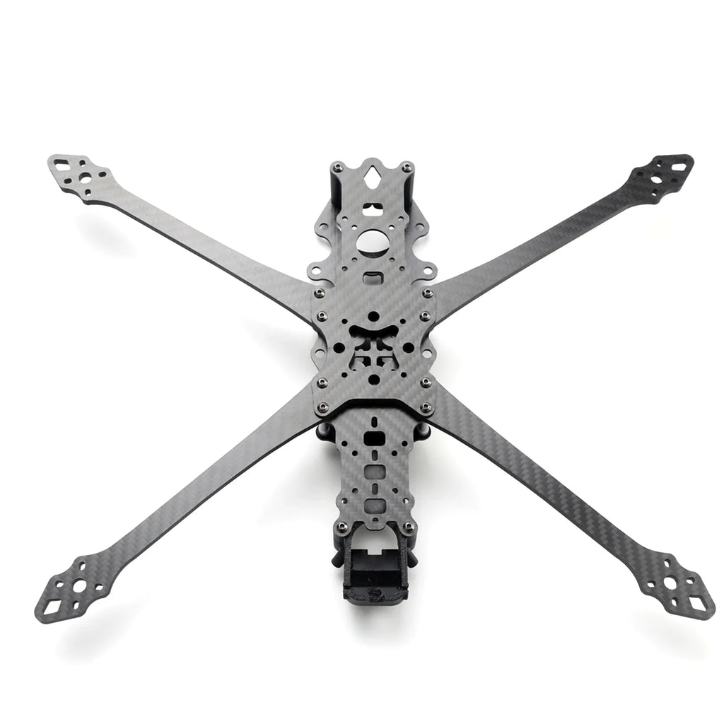 Aibecy Frame,Carbon Fiber Frame Kit 375mm Wheelbase 8 Inch Kit Wheelbase 375mm Compatible Huiop Inch Freestyle Drones Ideal Wheelbase 375mm Arm 5.0mm Suitable 375mm Arm 5.0mm
