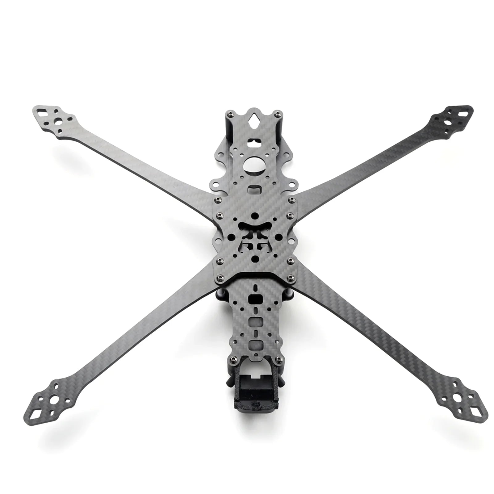 Aibecy Frame,Carbon Fiber Frame Kit 375mm Wheelbase 8 Inch Kit Wheelbase 375mm Compatible Huiop Inch Freestyle Drones Ideal Wheelbase 375mm Arm 5.0mm Suitable 375mm Arm 5.0mm