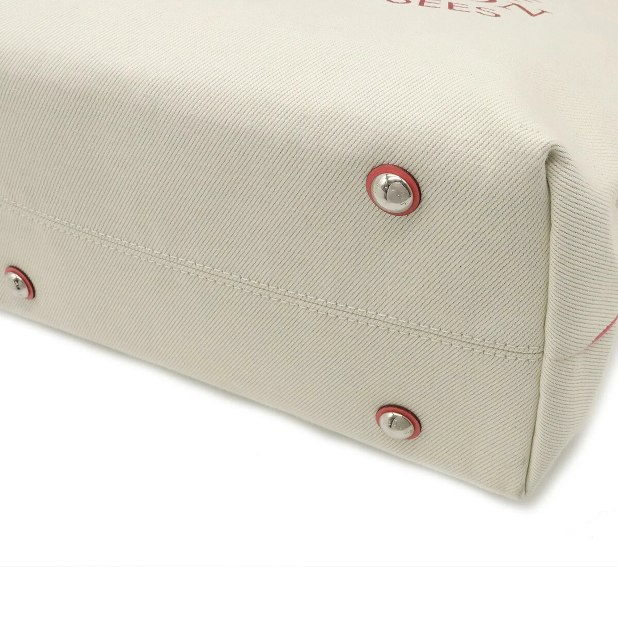 Authenticated Used LOUIS VUITTON Louis Vuitton Summer Collection 2014 Hippopotamus MM Tote Bag Shoulder Canvas Corail Pink M94502
