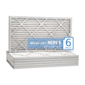 14x25x1, Purolator Hi-E 40 Extended Surface Pleated Air Filter, Mechanical MERV 8, (6 Pack)