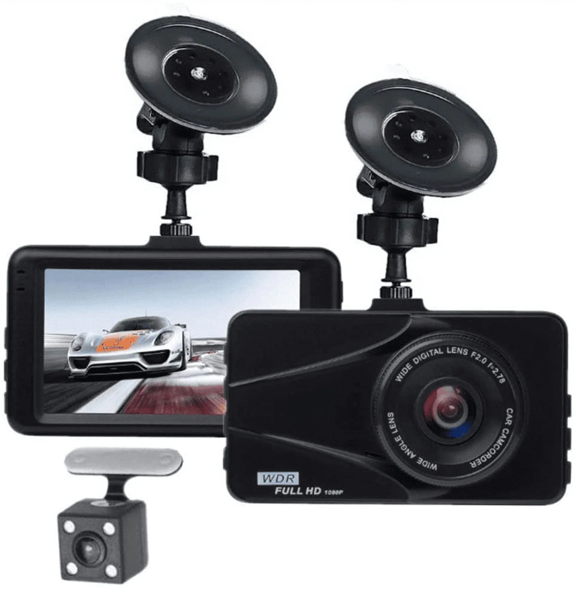 T670 Plus DVR Dash Cam For Lexus Dual Travel Recorder Full HD 3" LCD Screen 170° Wide Angle, WDR, G-Sensor, Loop Recording Motion Detection Excellent Video Images
