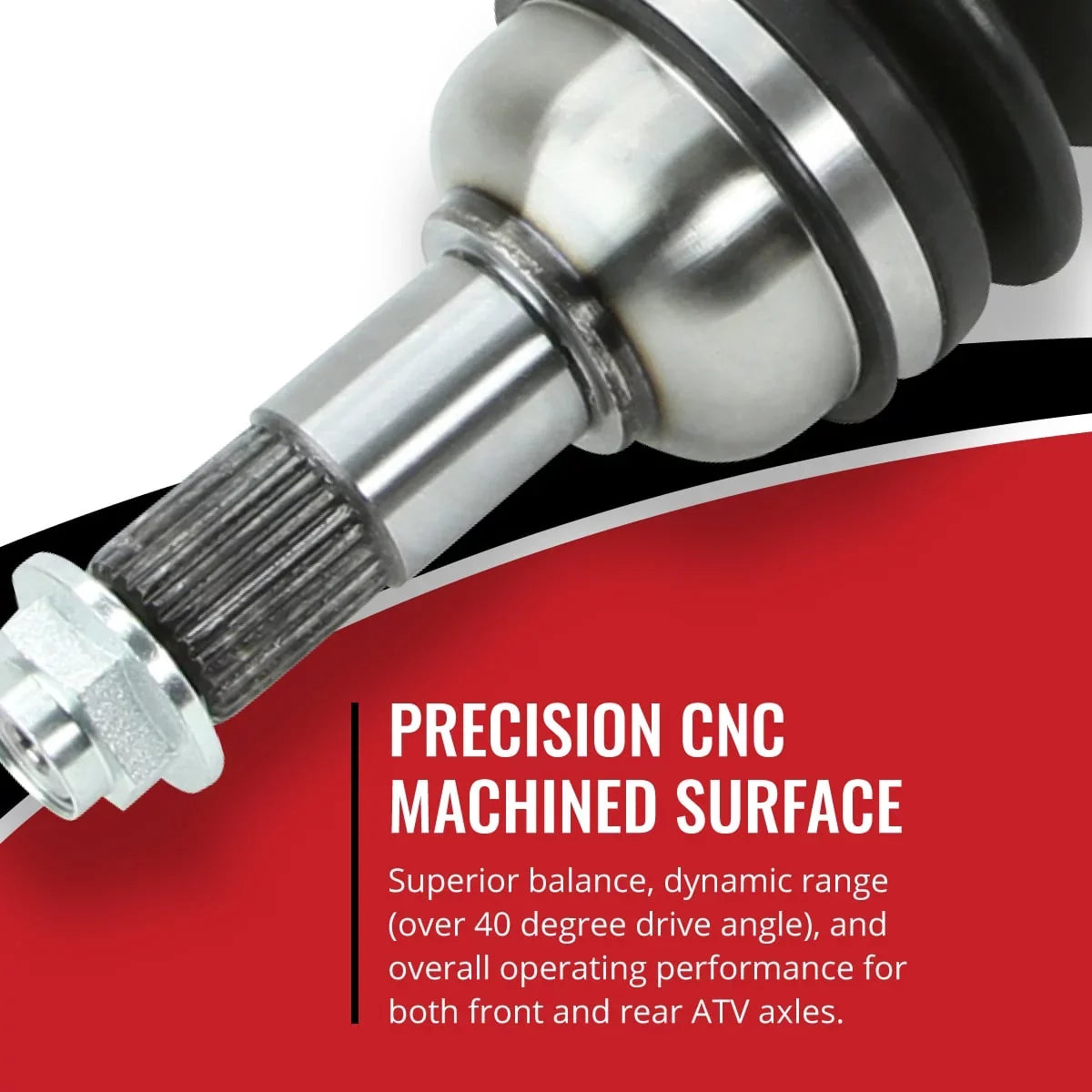 2 pc Sixity XT Rear Left Right Axle compatible with Can-Am Renegade 500 2015 - EFI 4X4