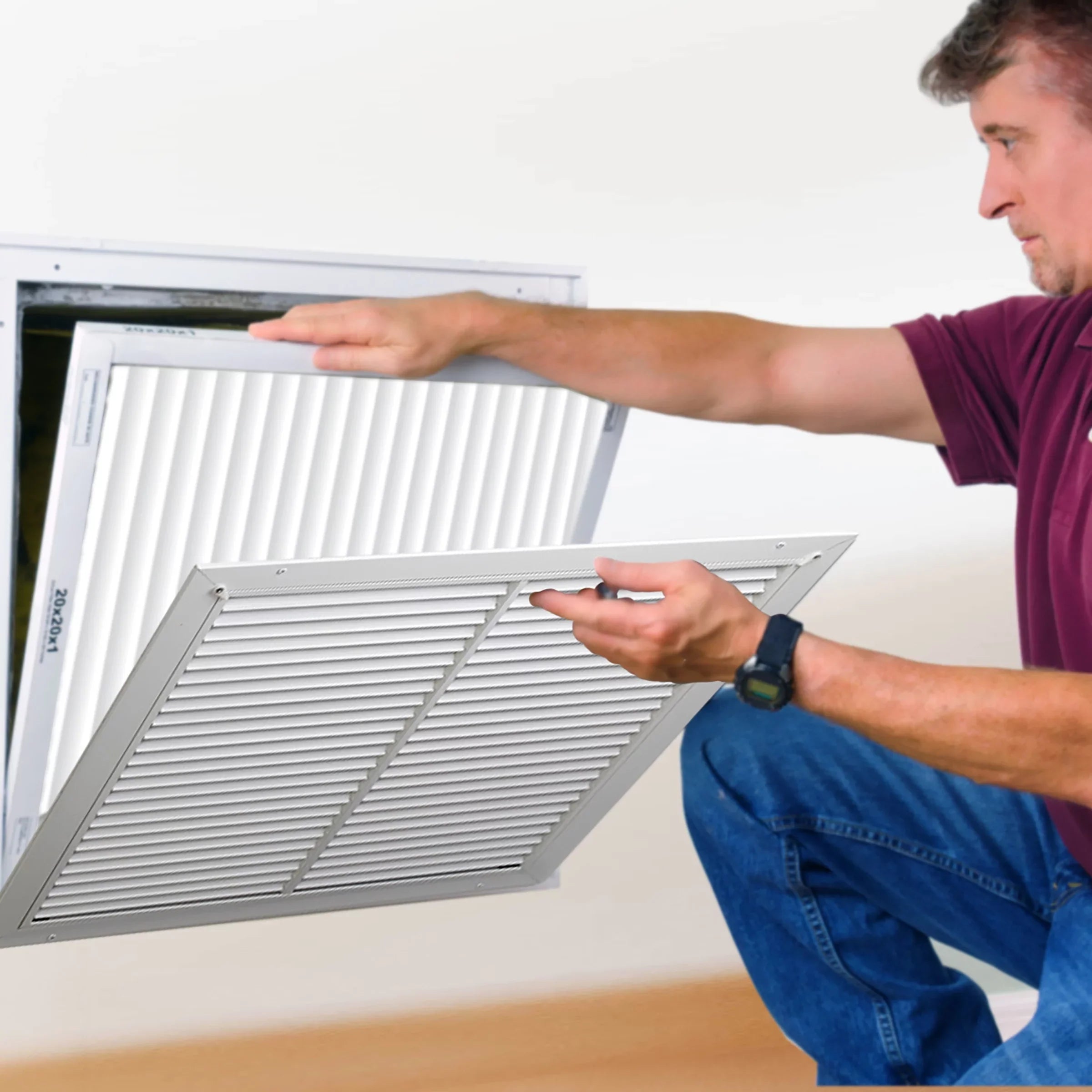 Honeywell 20x30x1 MERV 12 Pleated HVAC Furnace Air Filter -12 Pack