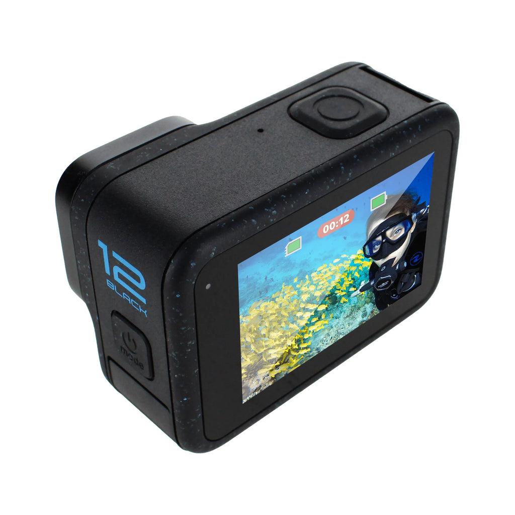 GoPro HERO12 Black - Waterproof Action Camera with 5.3K60 Ultra HD Video, 27MP Photos, HDR, 1/1.9" Image Sensor, Live Streaming, Webcam, Stabilization(Open Box)