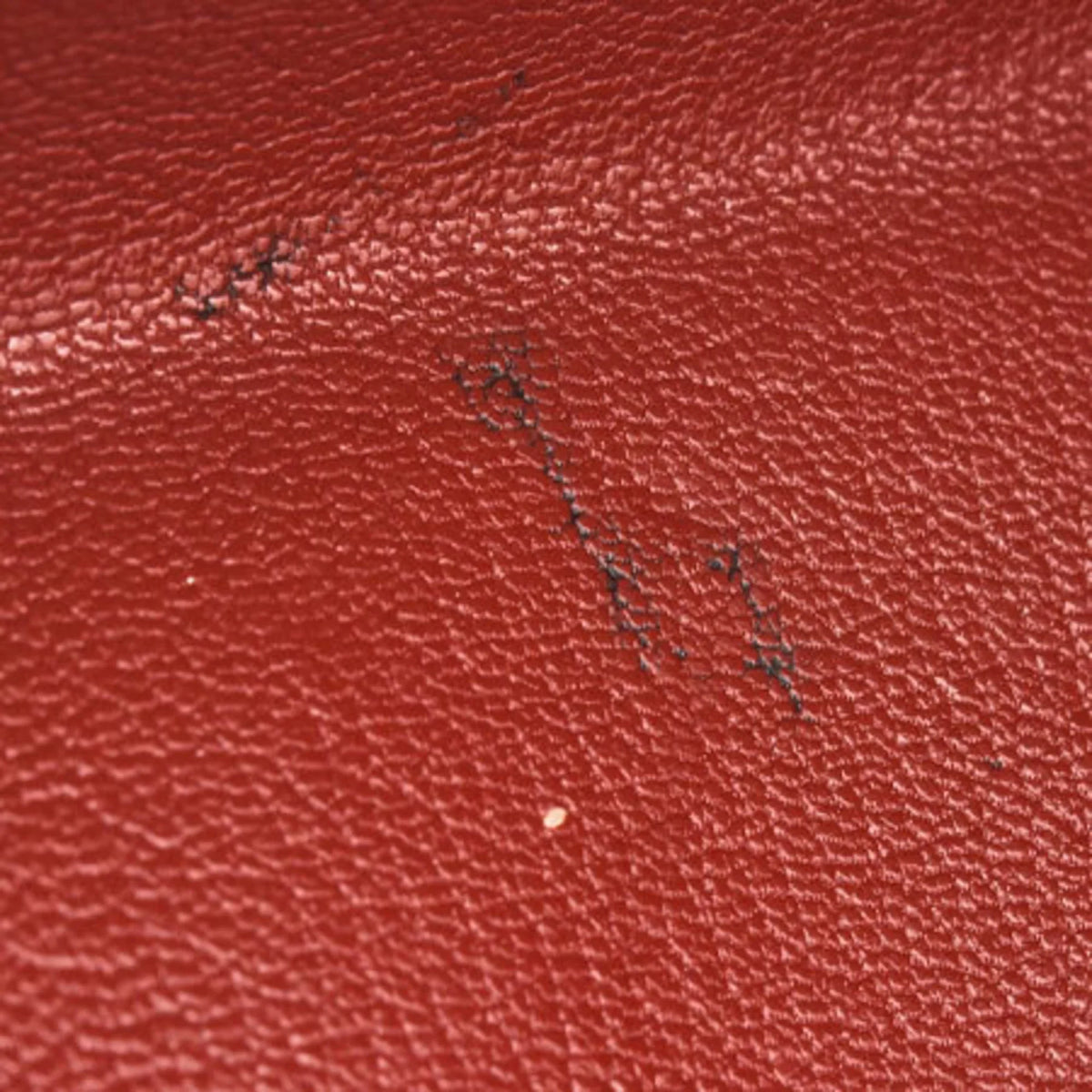 Pre-Owned Hermes HERMES Tintin GM shoulder bag Togo Rouge Ash □D stamp (Good)