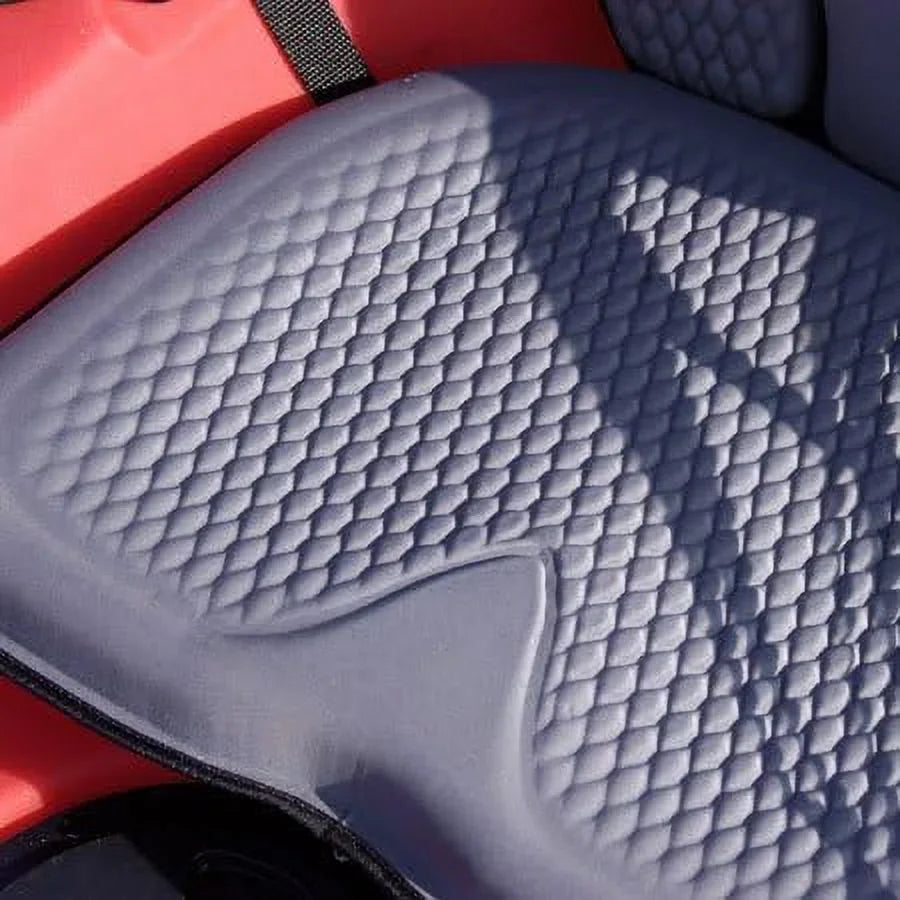 GTS Pro Molded Foam Kayak Seat W/Zipper Pack, Sit On Top Kayak Seat, Back Support Kayak Seat, Kayak Cushion