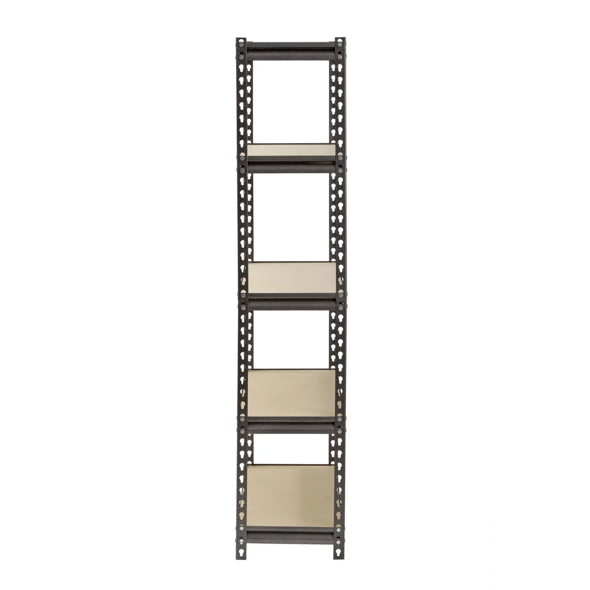 Muscle Rack 30"W x 12"D x 60"H 5-Shelf Steel Freestanding Shelves, 500 lbs. Capacity per Shelf; Silver