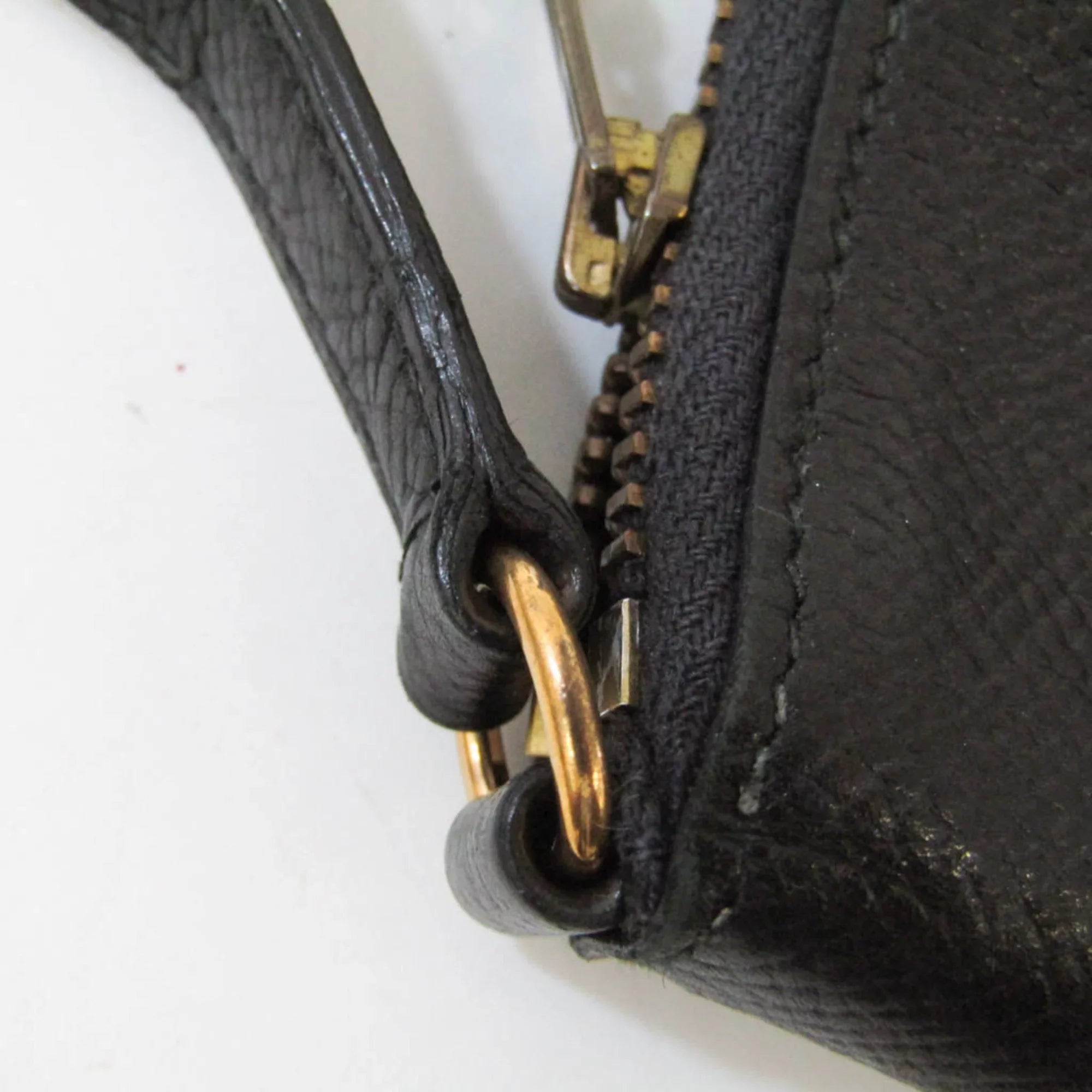 Pre-Owned Hermes Travel Case Men,Women Epsom Leather Long Wallet (bi-fold) Black (Good)