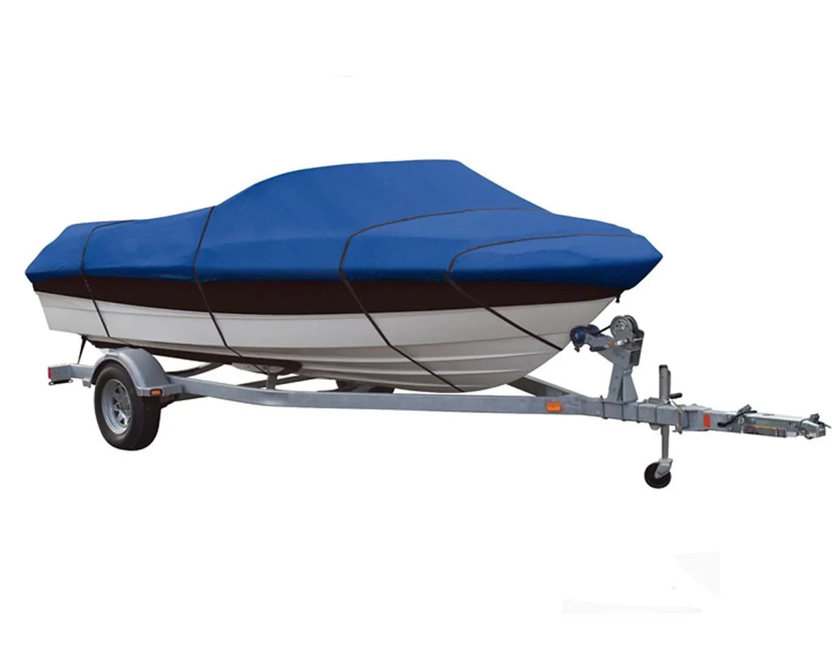 BLUE, GREAT QUALITY BOAT COVER Compatible for LUND PRO ANGLER 1600 DLX ALL YEARS