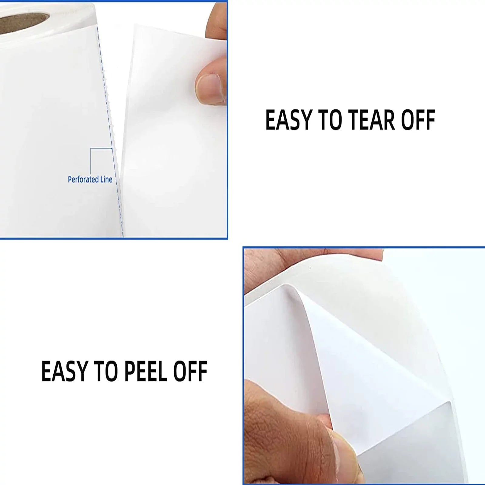 2.25"x1.25" Direct Thermal Labels (9000 Labels, 9 x 1000/Rolls) Compatible with Zebra Printer for UPC GTIN ASIN EAN Code, Shipping, Mailing Address