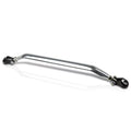 Silver Aluminum Front Lower Strut/Tie Bar for 90-01 Integra/88-00 Del Sol/Civic 89 90 91 92 93 94 95 96 97 98 99 00 Fits select: 1988-2000 HONDA CIVIC, 1990-2001 ACURA INTEGRA