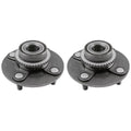 AutoShack Rear Wheel Hub Bearing Set of 2 Driver and Passenger Side Replacement for 2000 2001 2002 2003 2004 2005 2006 Nissan Sentra 1.8L 2.0L 2.5L FWD 4-Lug HB612305PR