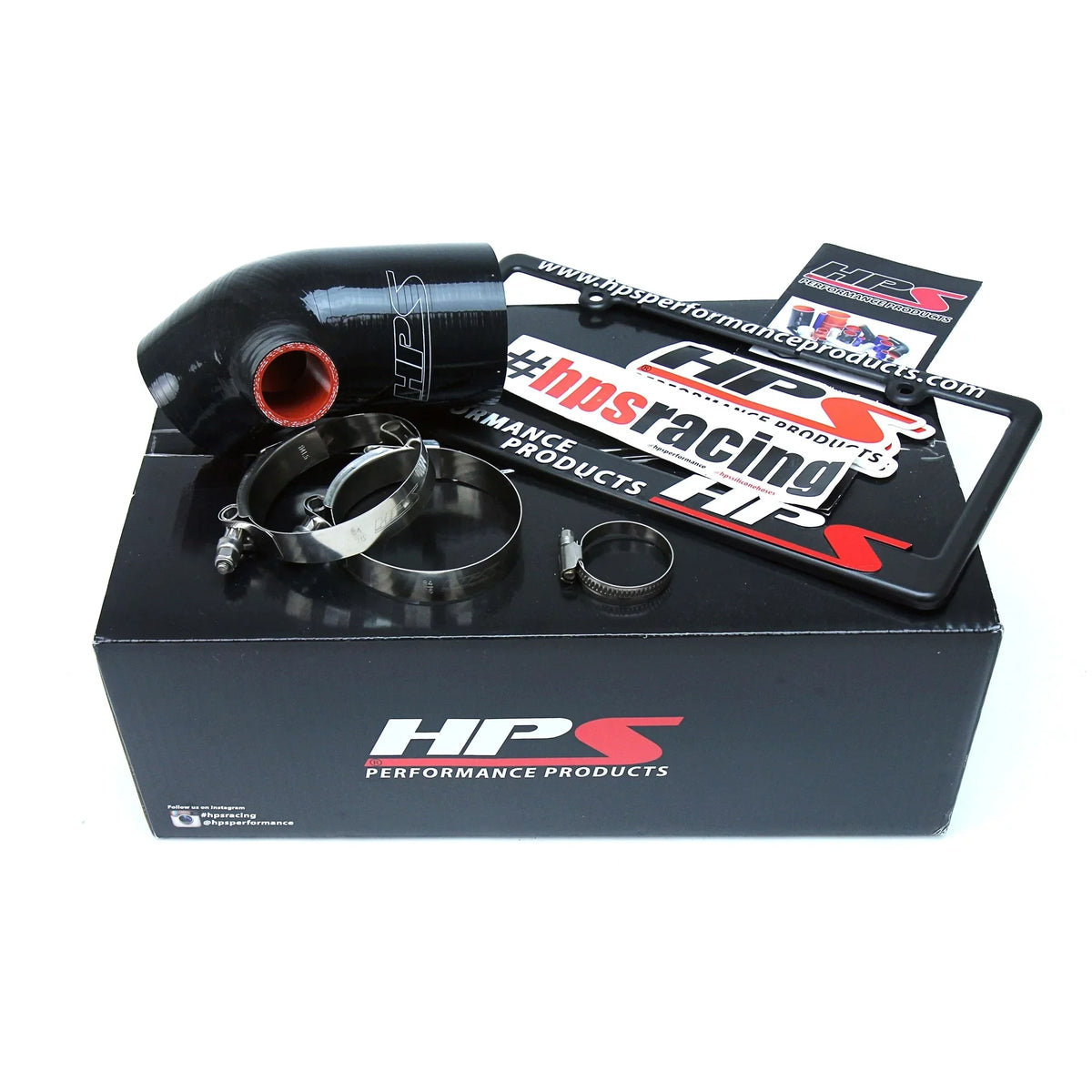 HPS Black Reinforced Silicone Post MAF Air Intake Hose Kit Compatible for Mazda 16-17 Miata 2.0L, 57-1544-BLK Fits select: 2016-2017 MAZDA MX-5 MIATA