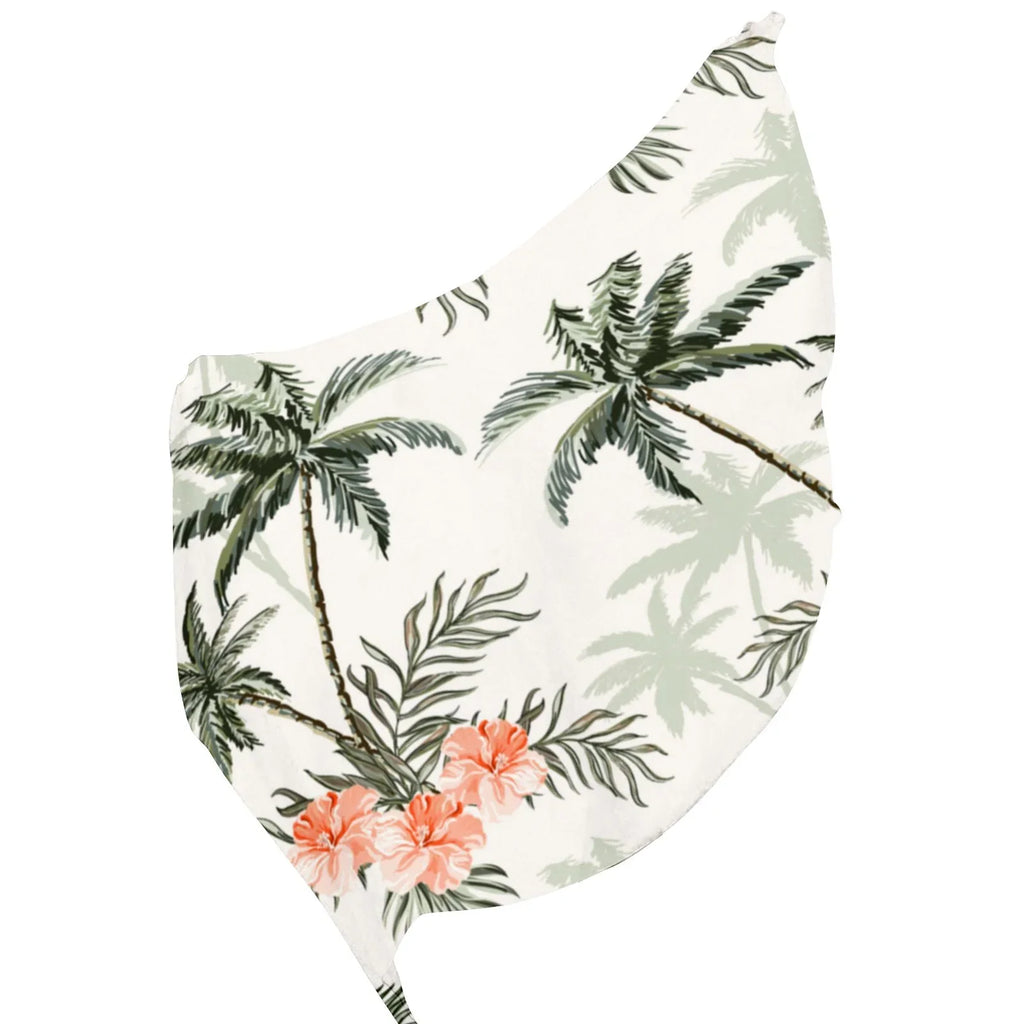 FREEAMG Palm Trees Silk Long Scarf for Women Large Oblong Sunscreen Shawls Wraps Neck Headscarf Hair Wraps Gift Packed