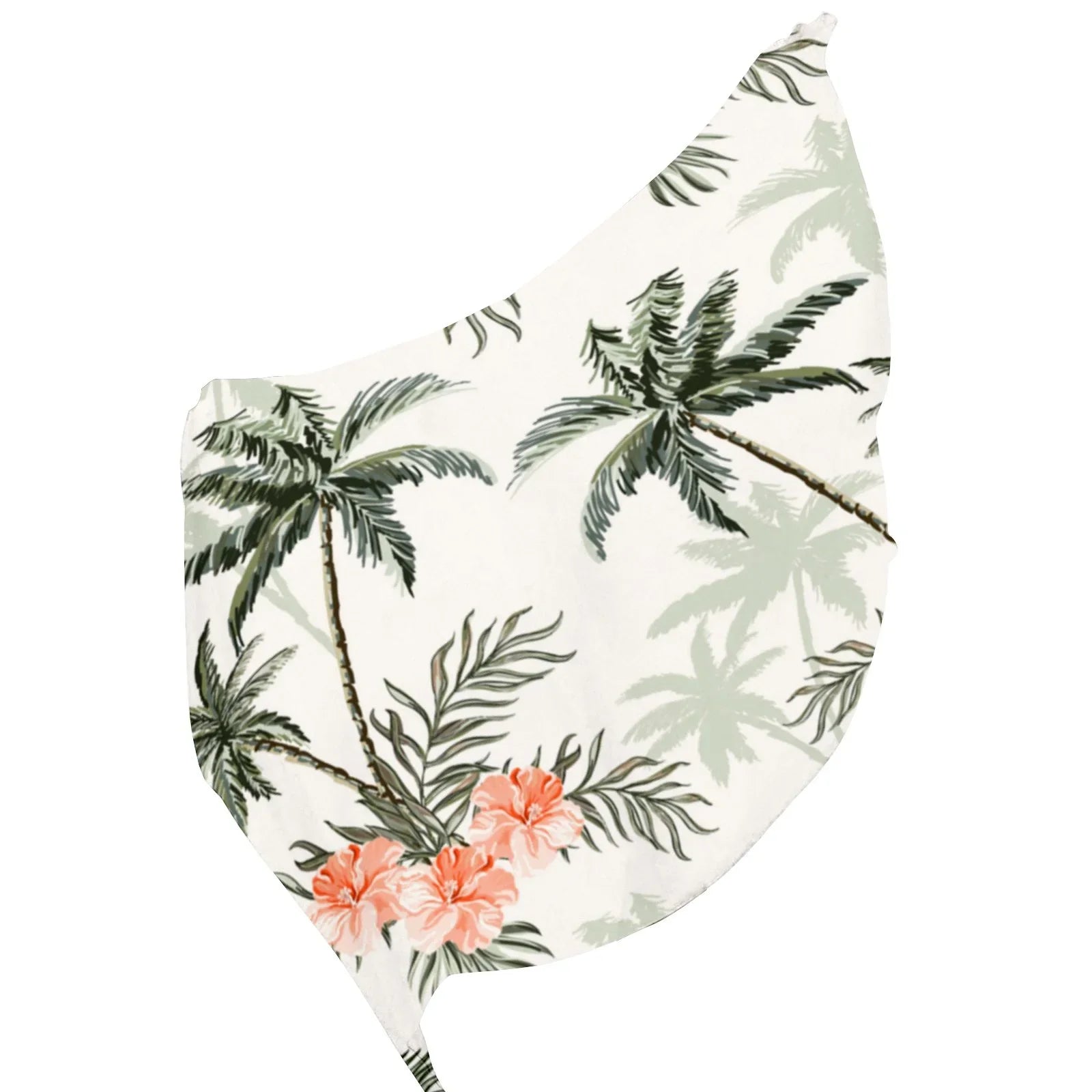 FREEAMG Palm Trees Silk Long Scarf for Women Large Oblong Sunscreen Shawls Wraps Neck Headscarf Hair Wraps Gift Packed