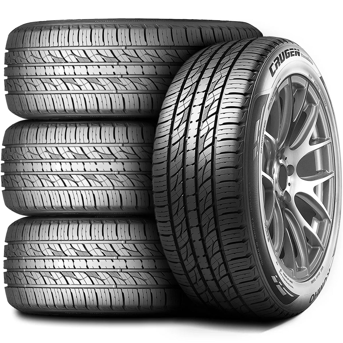 Set of 4 (FOUR) Kumho Crugen Premium KL33 235/65R17 104H AS All Season A/S Tires Fits: 2017-18 Honda CR-V EX, 2019 Honda CR-V LX