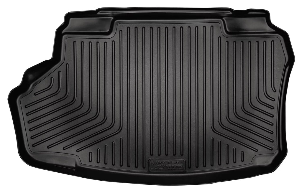 Husky Liners Weatherbeater Series Trunk Liner Black Fits 12-17 Toyota Camry; Hybrid Only Fits select: 2012-2014 TOYOTA CAMRY HYBRID/LE/XLE, 2015-2017 TOYOTA CAMRY HYBRID/LE/XLE/SE