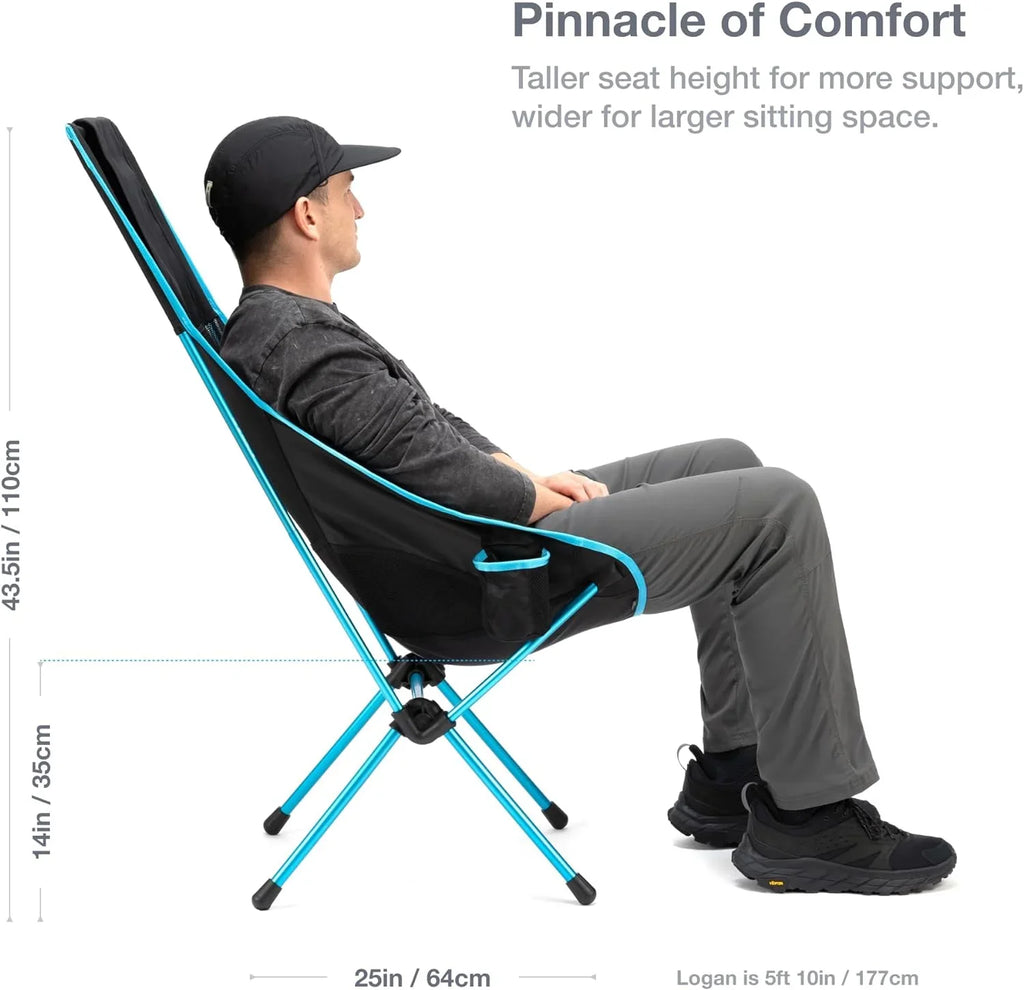 YUNWEN Savanna High-Back Collapsible Camp Chair