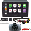 Pioneer DMH-1770NEX 2-DIN Car Stereo w/ Backup Camera, 1080p Dash Cam + SiriusXM Tuner Bundle. Apple CarPlay and Android Auto, Bluetooth, SiriusXM Ready, 13 Band EQ, 6.8" Capacitive Touchscreen, No CD
