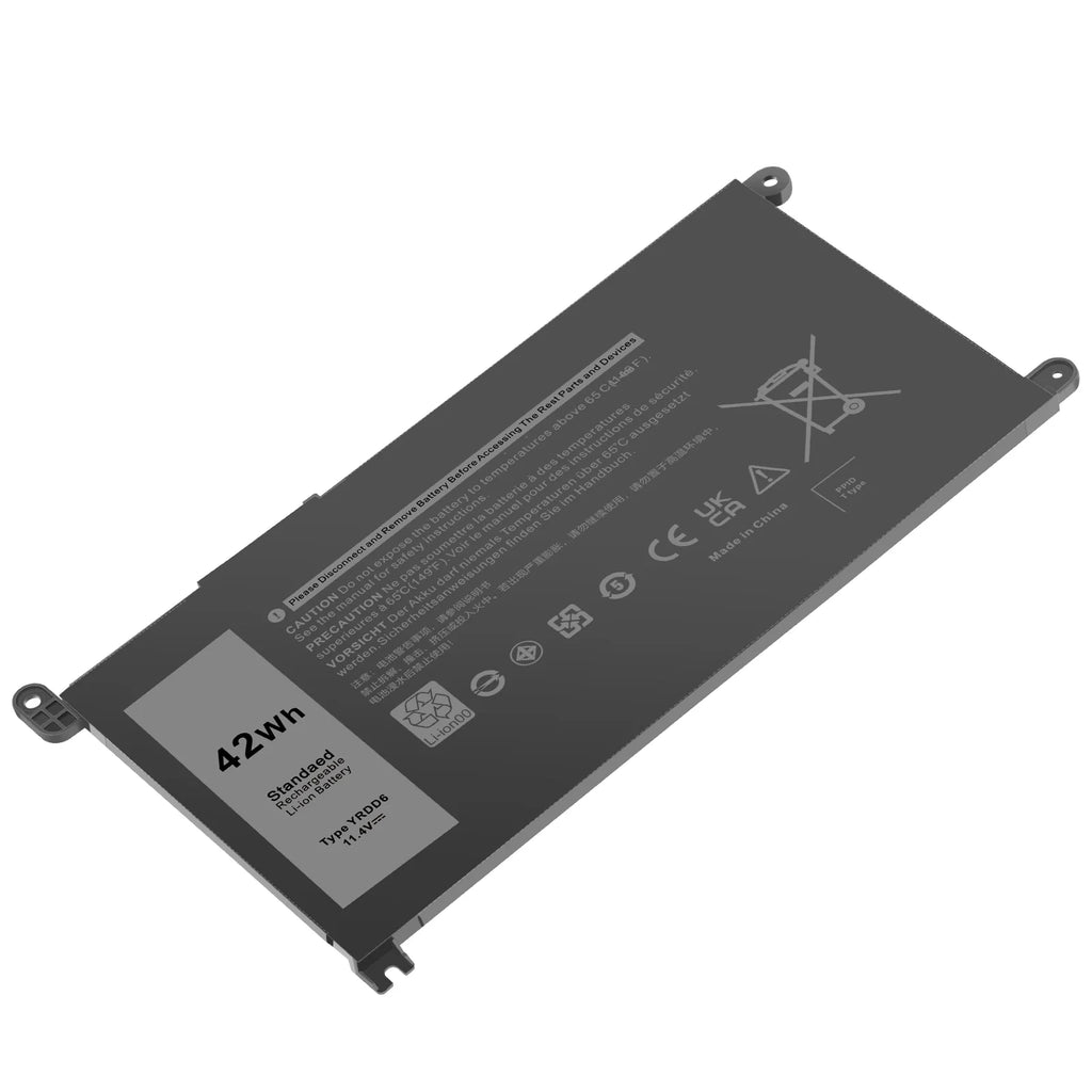 For Dell Inspiron 14 5481 5482 5485 5491 2-in-1 3-Cell 42Wh Laptop Battery YRDD6