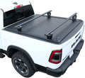 Syneticusa Retractable Hard Tonneau Cover with Cross Bars Fits 2019-2022 Ram 1500 5'7" (67.4”) Bed Matte Black Aluminum Low Profile Waterproof Off Road