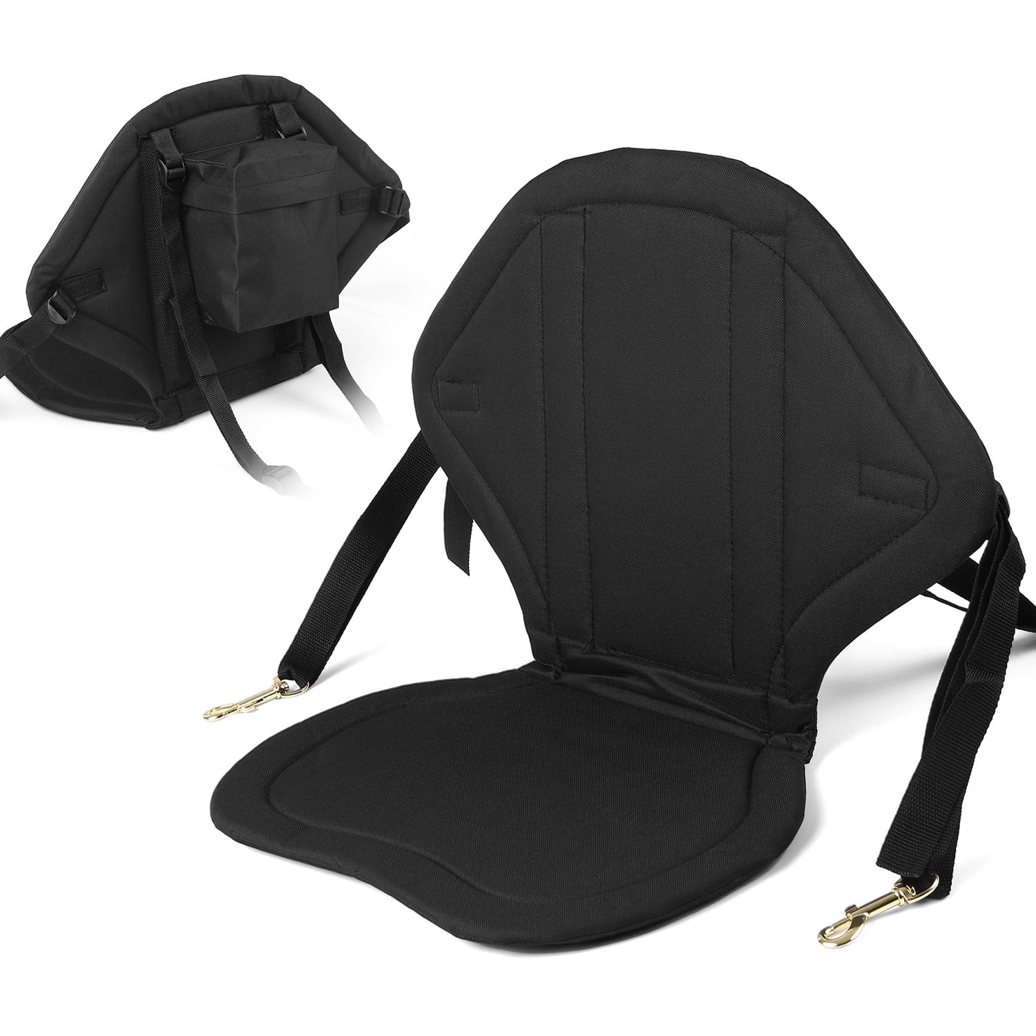 Lixada Water Repellent Children Kayak Seat with Back Support Kids High Back Canoe Seat Boats Cushioned Seat Pad for  Watersports