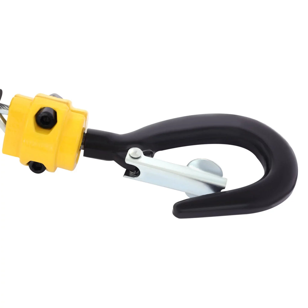 ZhdnBhnos 110V 3-in-1 Electric Hoist Winch Heavy Duty Portable Crane Lift w/ Wireless Remote Control 200KG/440LBS 62ft