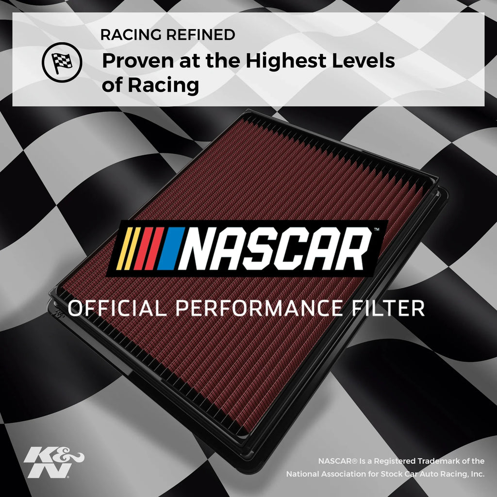 K&N Engine Air Filter: High Performance, Premium, Washable, Replacement Filter: 2005-2019 Toyota/Subaru/Scion H4 2.0 L (86, Gt 86, BRZ, FR-S), 33-2300