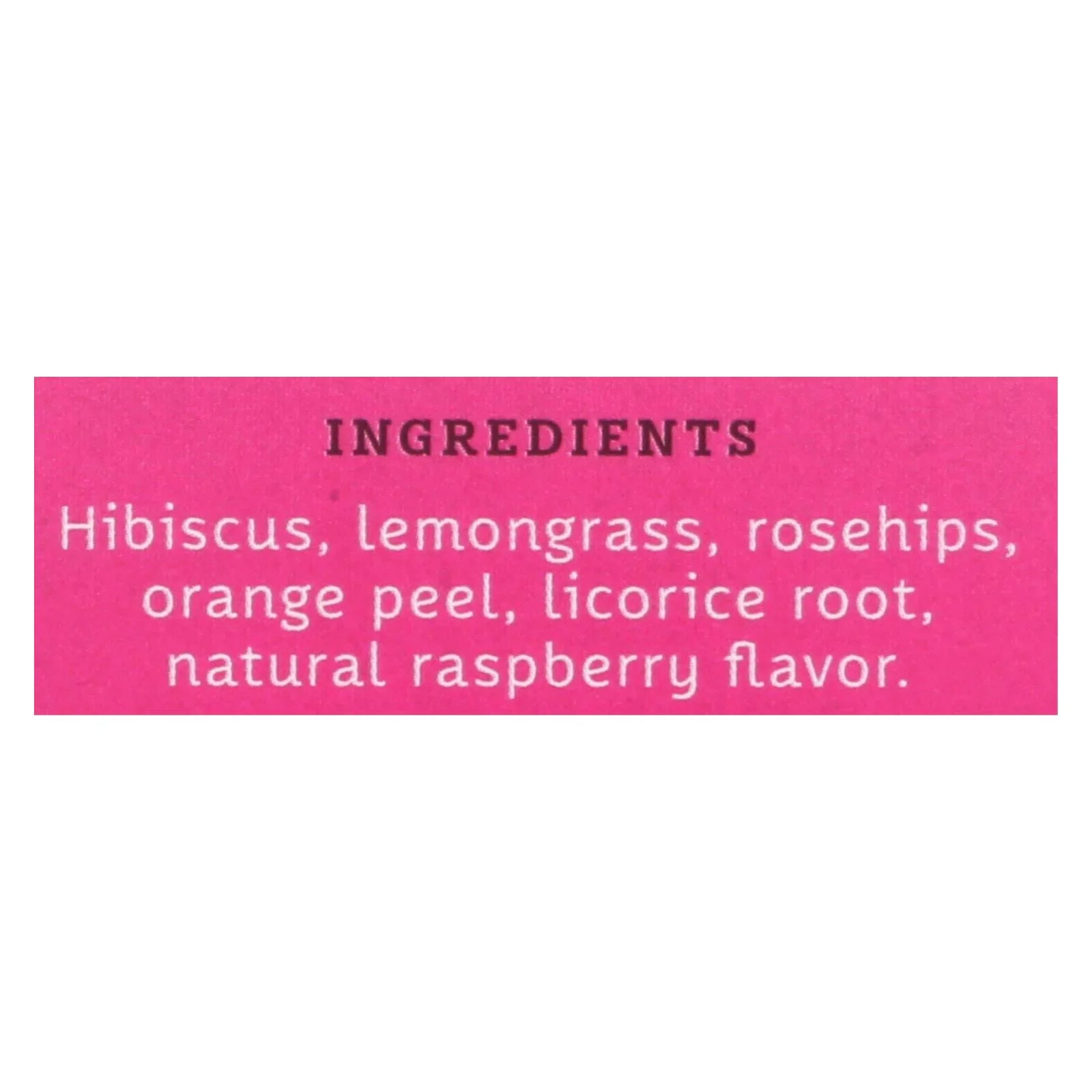 Stash Tea Hibiscus Herbal tea - Wild Raspberry - Case Of 6 - 20 Bags