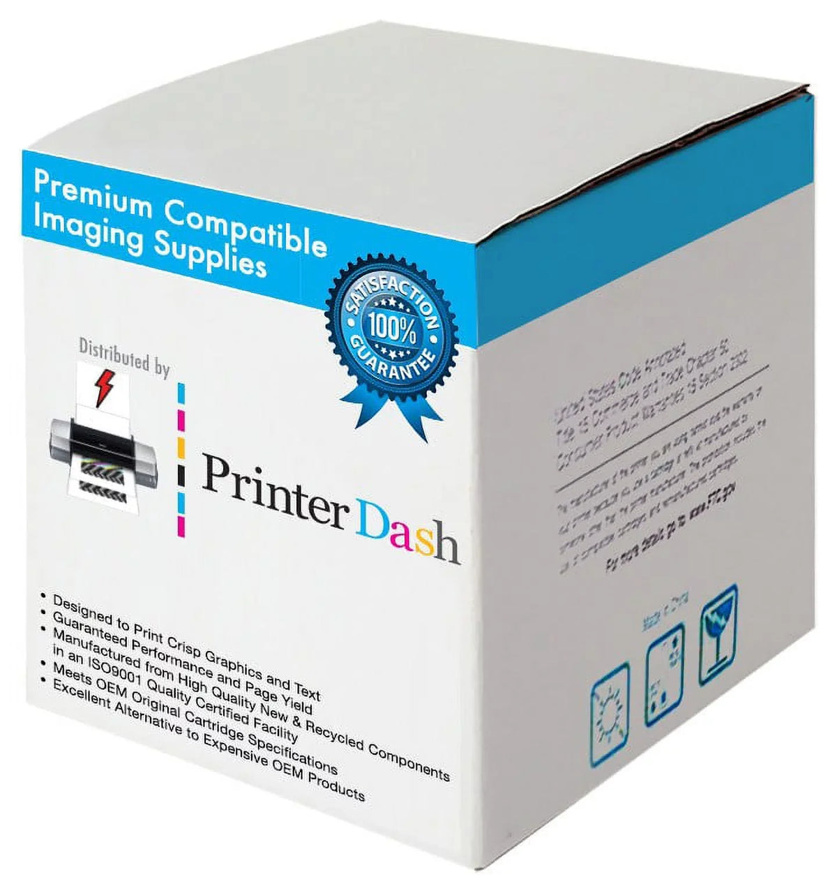 PrinterDash Replacement for Phaser 6600/VersaLink C400/C405/WorkCentre 6605/6655 Series Yellow Drum Unit (60000 Page Yield) (108R01121Y)
