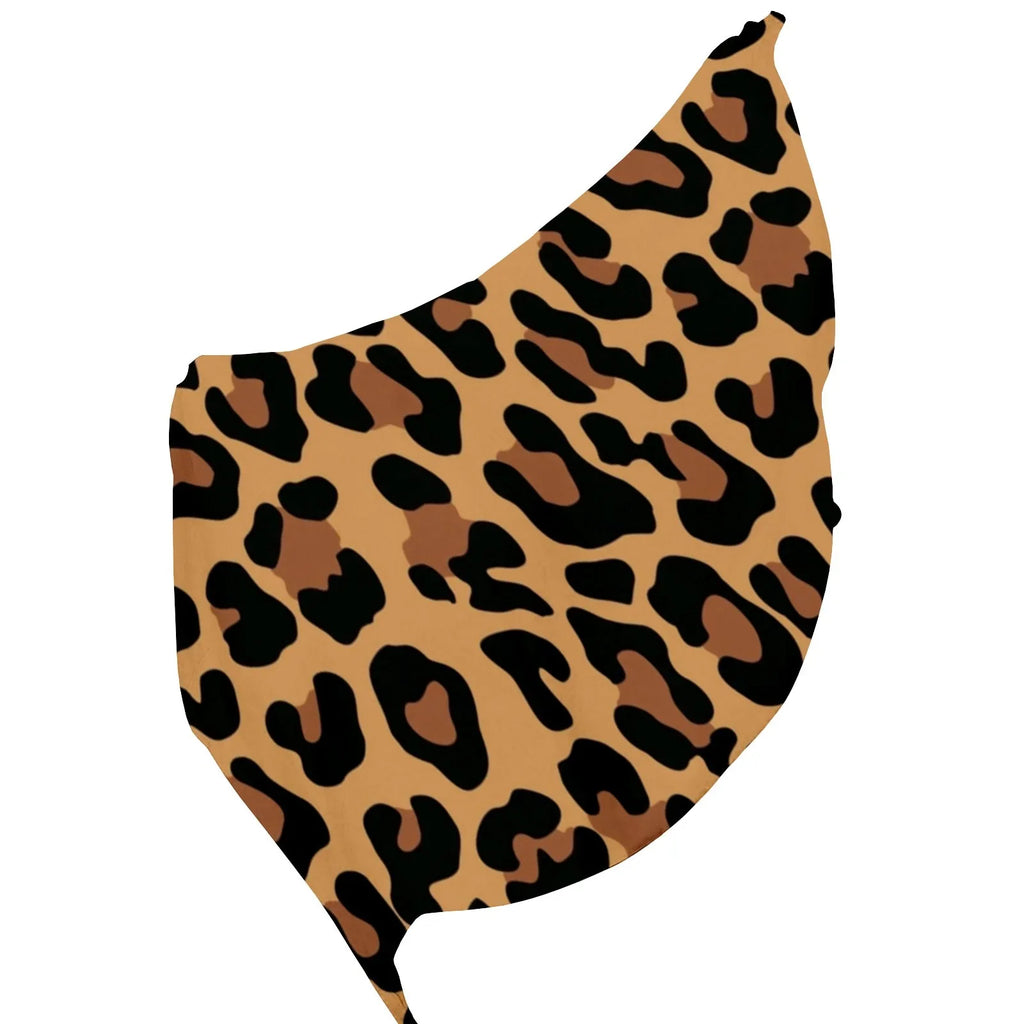 FREEAMG Yellow Leopard Silk Long Scarf for Women Large Oblong Sunscreen Shawls Wraps Neck Headscarf Hair Wraps Gift Packed