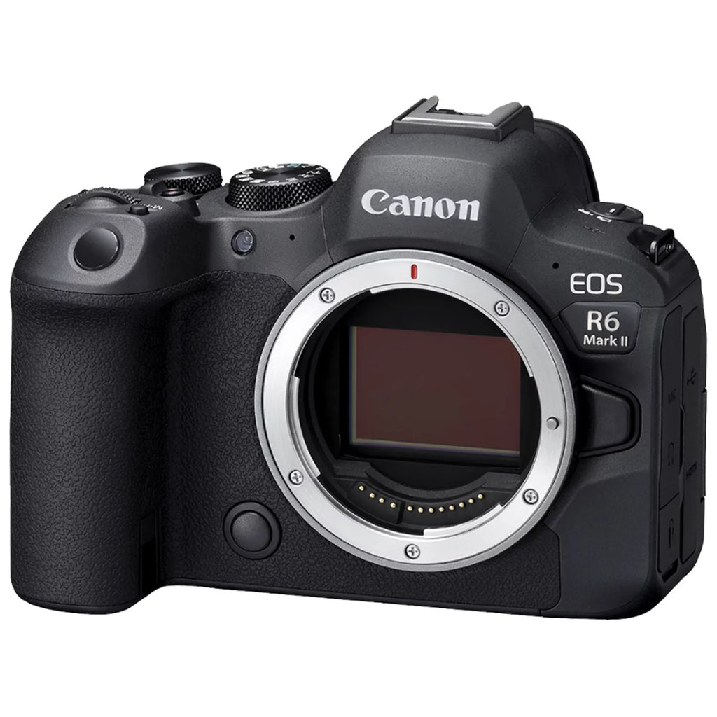 Canon EOS R6 Mark II Mirrorless Camera (Body) with 2 Pack SanDisk 32GB Memory Card + Case + ZeeTech Accessory Bundle