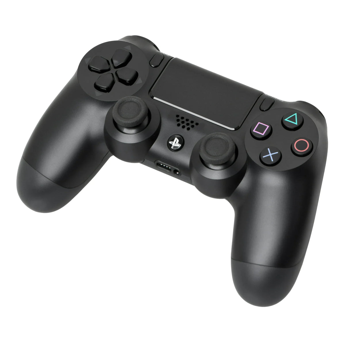Pre-Owned Sony 2215B PlayStation 4 Slim 1TB Gaming Console Black with Charging Dock Headset 2 Controller Bolt Axtion