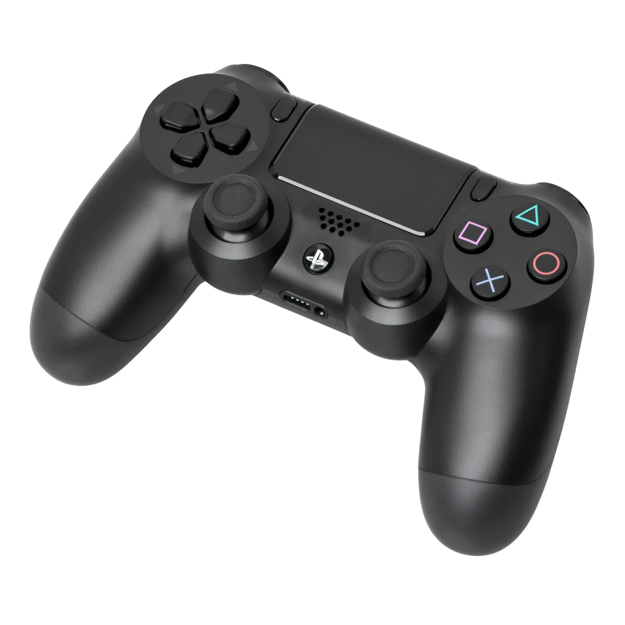 Sony PlayStation 4 500GB Gaming Console Black with Charging Dock Headset 2 Controller Bolt Axtion Used