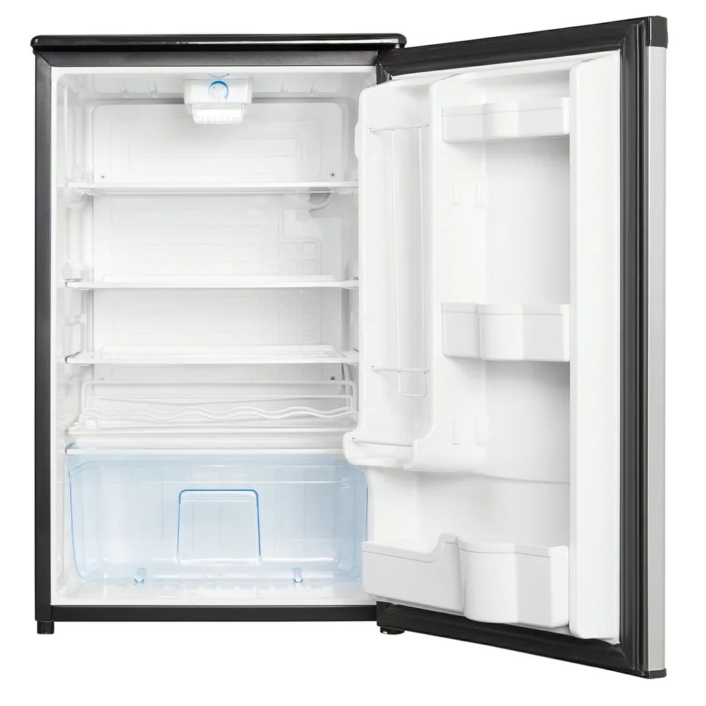 Danby DAR044A4BSLDD 4.4 Cf All Refrigerator Auto Defrost Glass Cantilever Shelves Estar