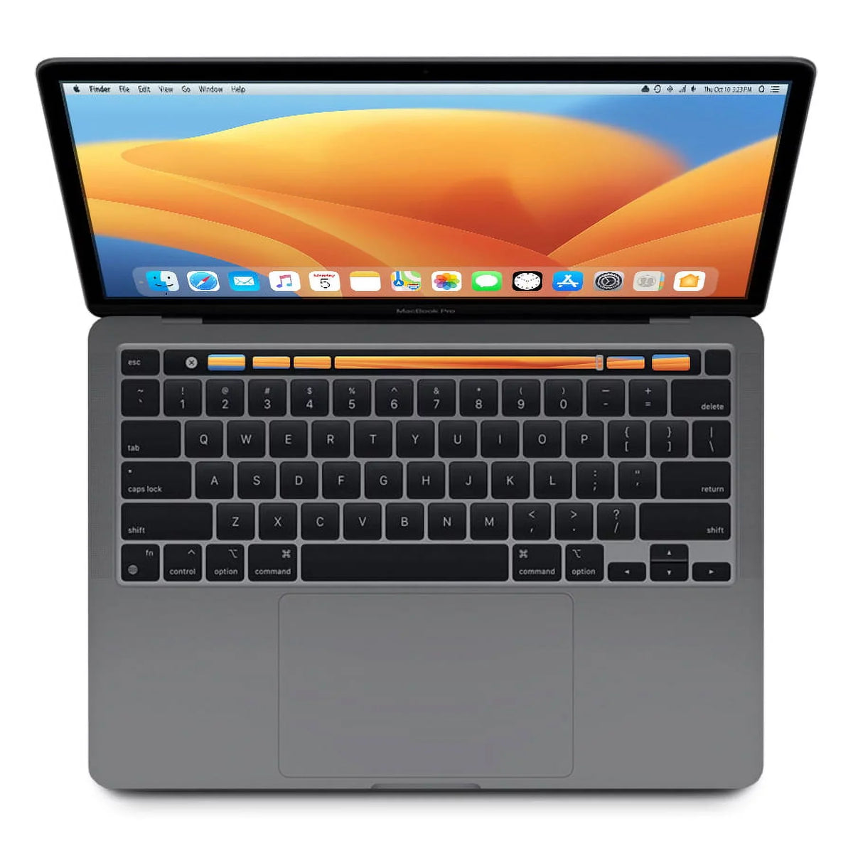 Pre-Owned Apple Macbook Pro 13.3-inch (Retina, Space Gray, Touch Bar) 2.7Ghz Quad Core i7 (Mid 2018) MR9Q2LL/A 256GB SSD 8GB Memory 2560x1600 Display Mac OS Sierra Power Adapter Included (Good)