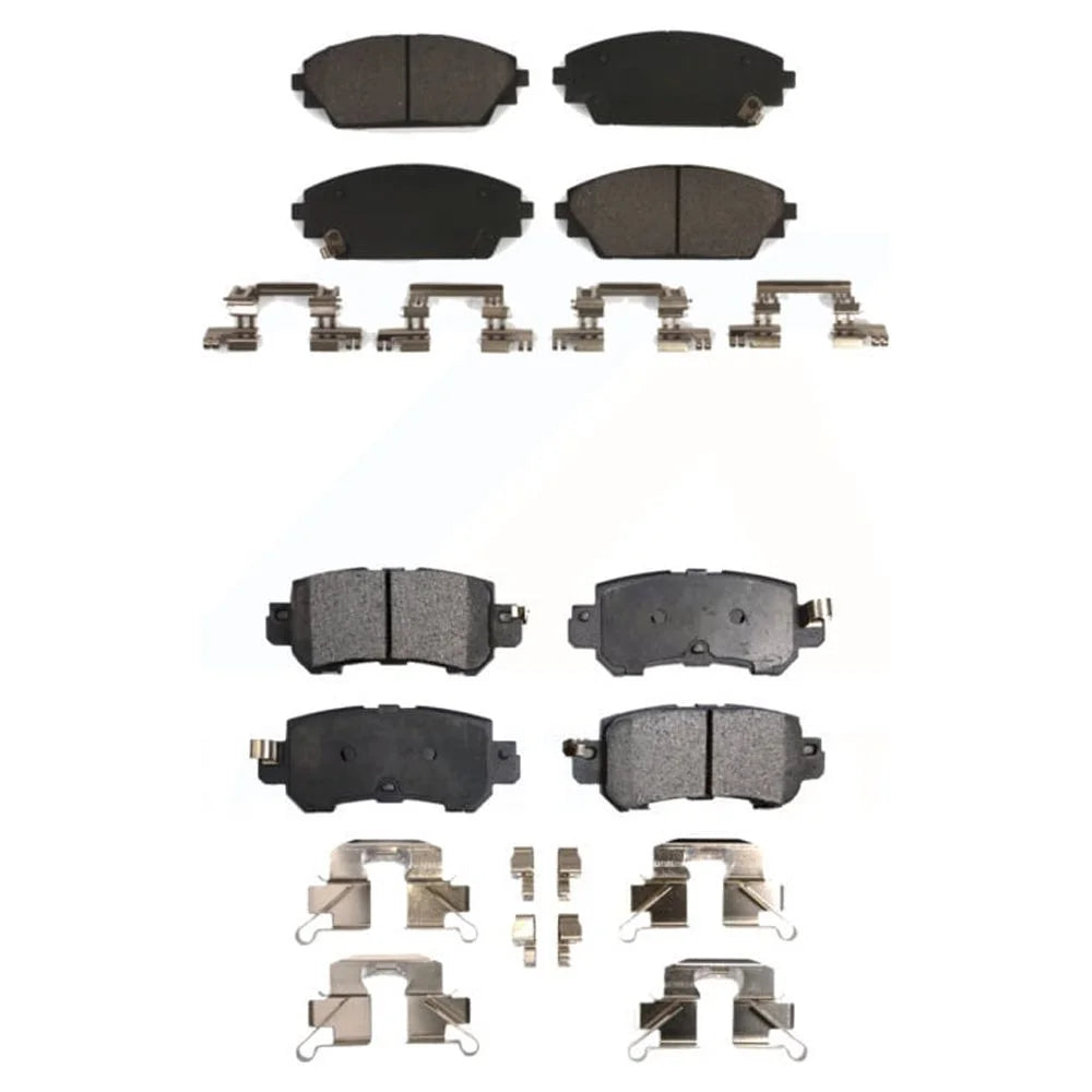 Front Rear Ceramic Brake Pads Kit For 2016-2018 Mazda CX-3 KTC-100292