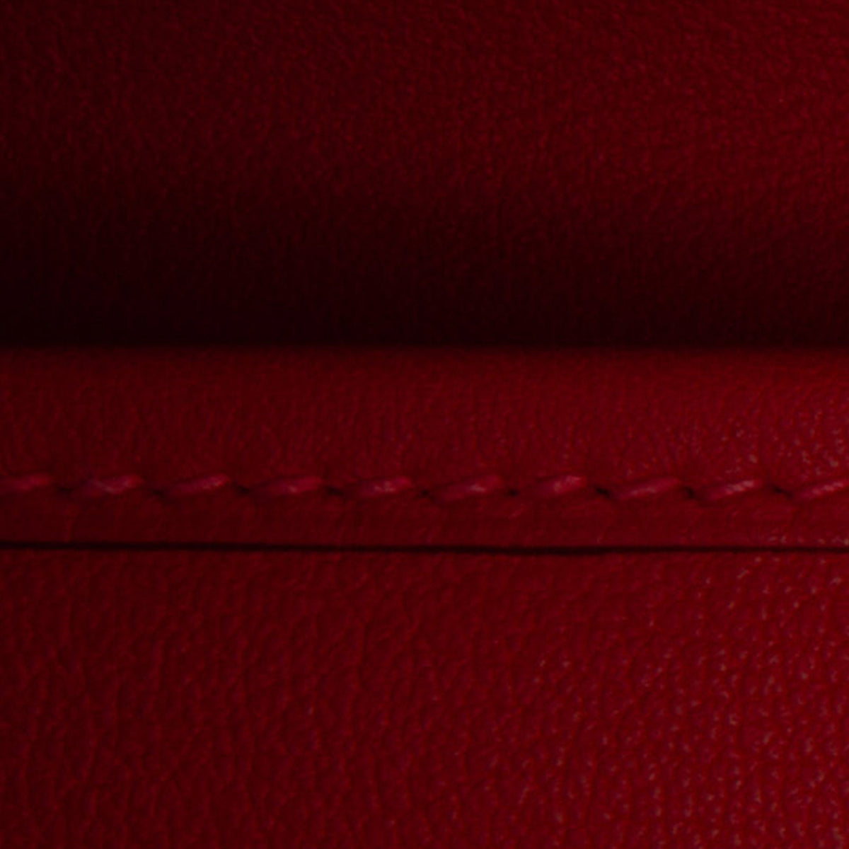 Pre-Owned Authenticated Hermès Swift Jige Duo Wallet Calf Leather Red Long Wallets Unisex (Good)