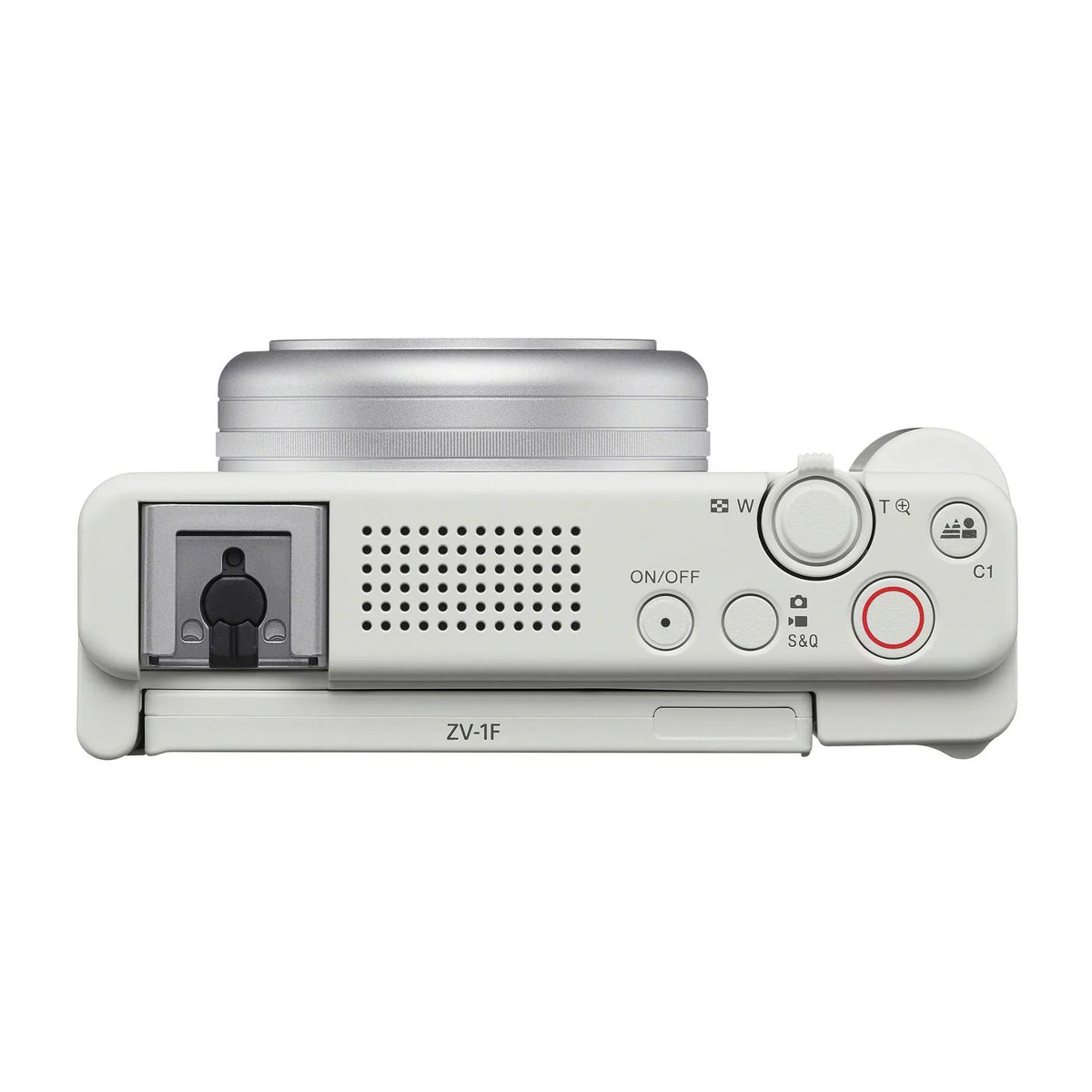 Sony Zv-1F Vlog Camera (White) With Vlogger Shotgun Microphone and Accessories