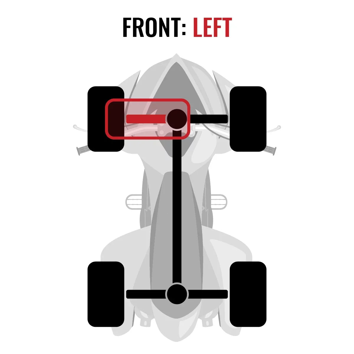 Sixity XT Front Left Axle compatible with Can-Am Outlander MAX 1000 2015 - EFI LTD 4X4
