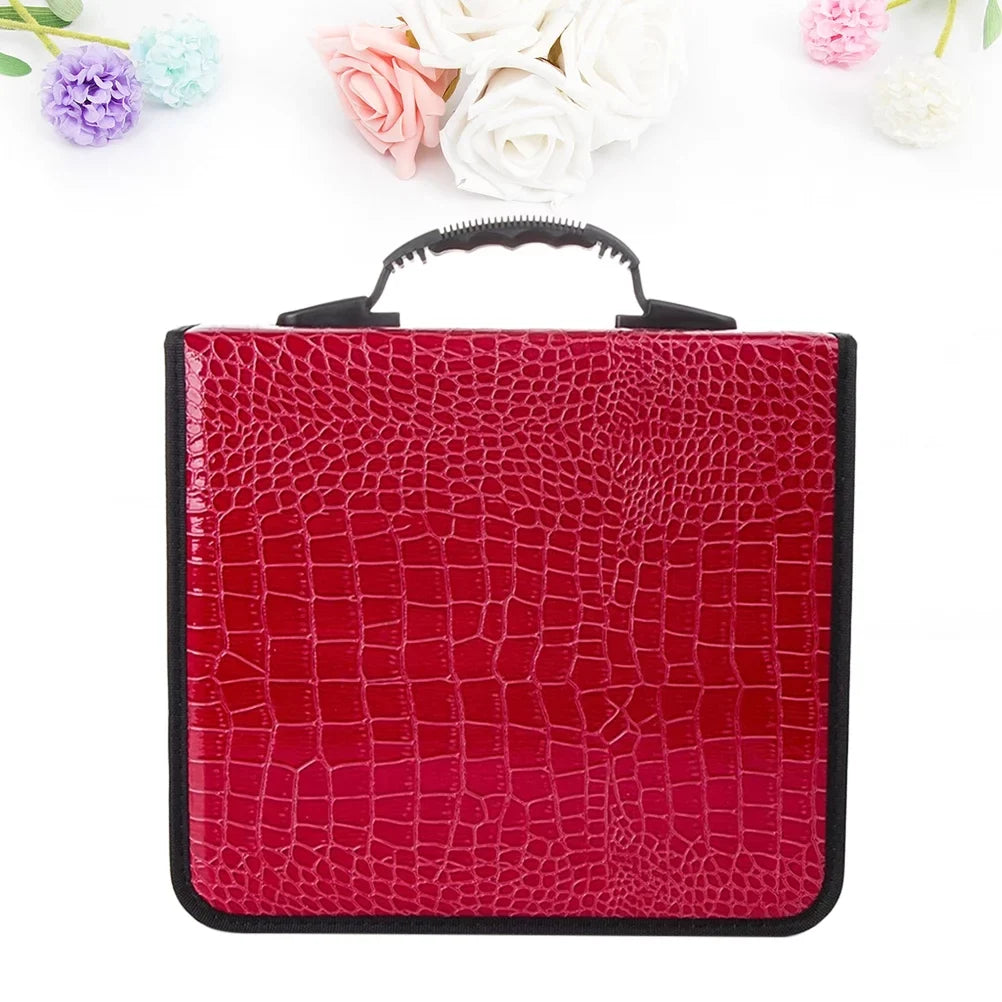 NUOLUX Case Cd Disc Cases Pack Organizer Binder 100 Wallet Portable Large 400 Storage Holder Carrying