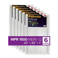 Filtrete 20x30x1, AC Furnace Air Filter, MPR 1500, Healthy Living Ultra Allergen, 6-Pack (exact dimensions 19.81 x 29.81 x 0.78)