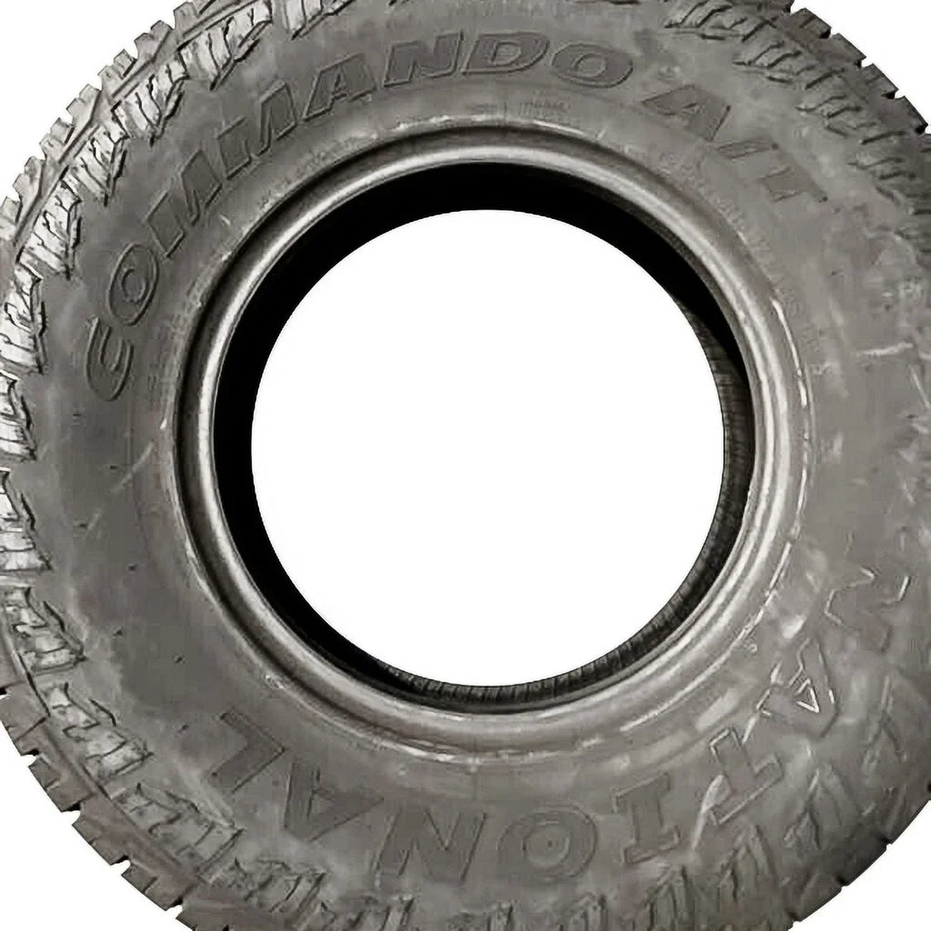 1 National Commando AT4S 245/75R16 111T Fits: 2015 Toyota Tacoma TRD Pro, 1996-2002 Chevrolet Tahoe LT