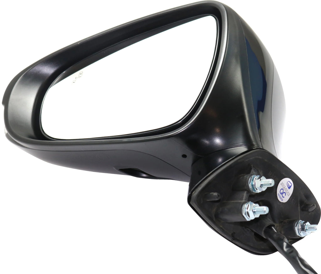 Mirror Compatible With 2014-2018 Lexus GS350 2016 GS200t Left Driver Side Heated w/ Blind Spot Detection in Glass In-housing Signal Light Paintable Kool-Vue